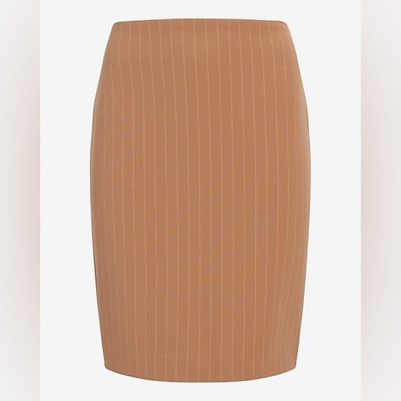 NWOT Express Editor High Waisted Pinstripe Pencil Skirt - Picture 4 of 9